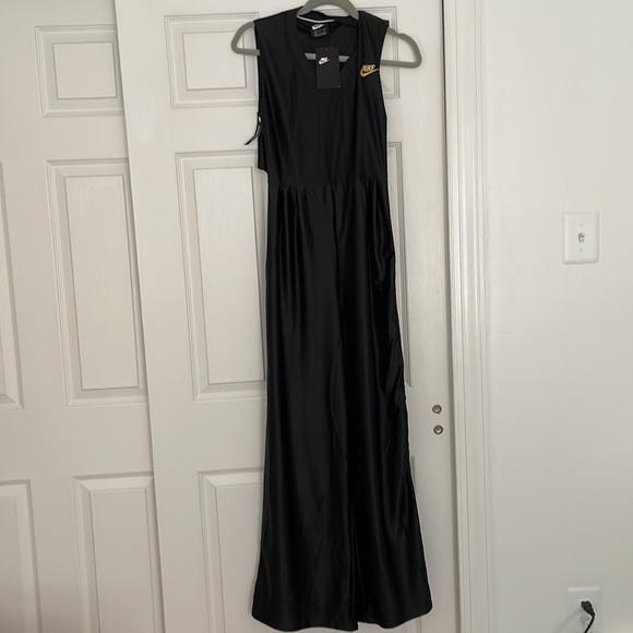 NWT Womens Nike Glam Dunk Jumpsuit - Black - Picture 7 of 12
